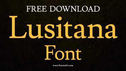 Lusitana Font Free Download