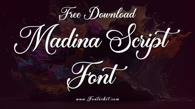 Madina Script Font