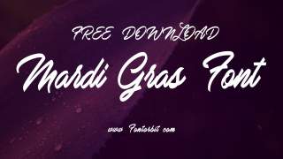 Mardi Gras Font Free Download