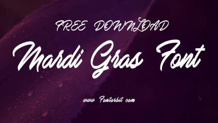 Mardi Gras Font Free Download