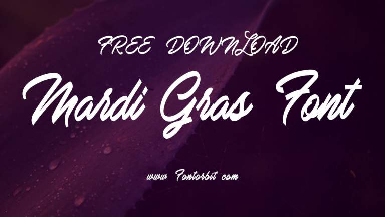 Mardi Gras Font