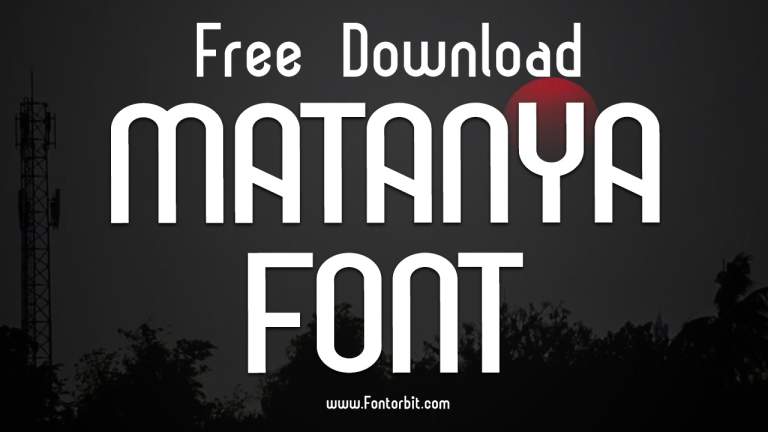 Matanya Font Free Download