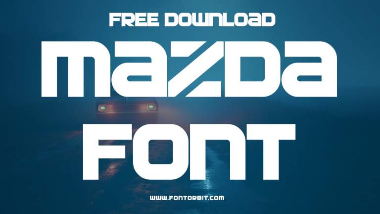 Mazda Font