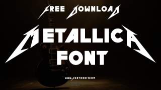 Metallica Font Free Download