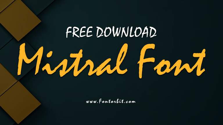 Mistral Font Free Download