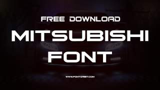 Mitsubishi Font Free Download