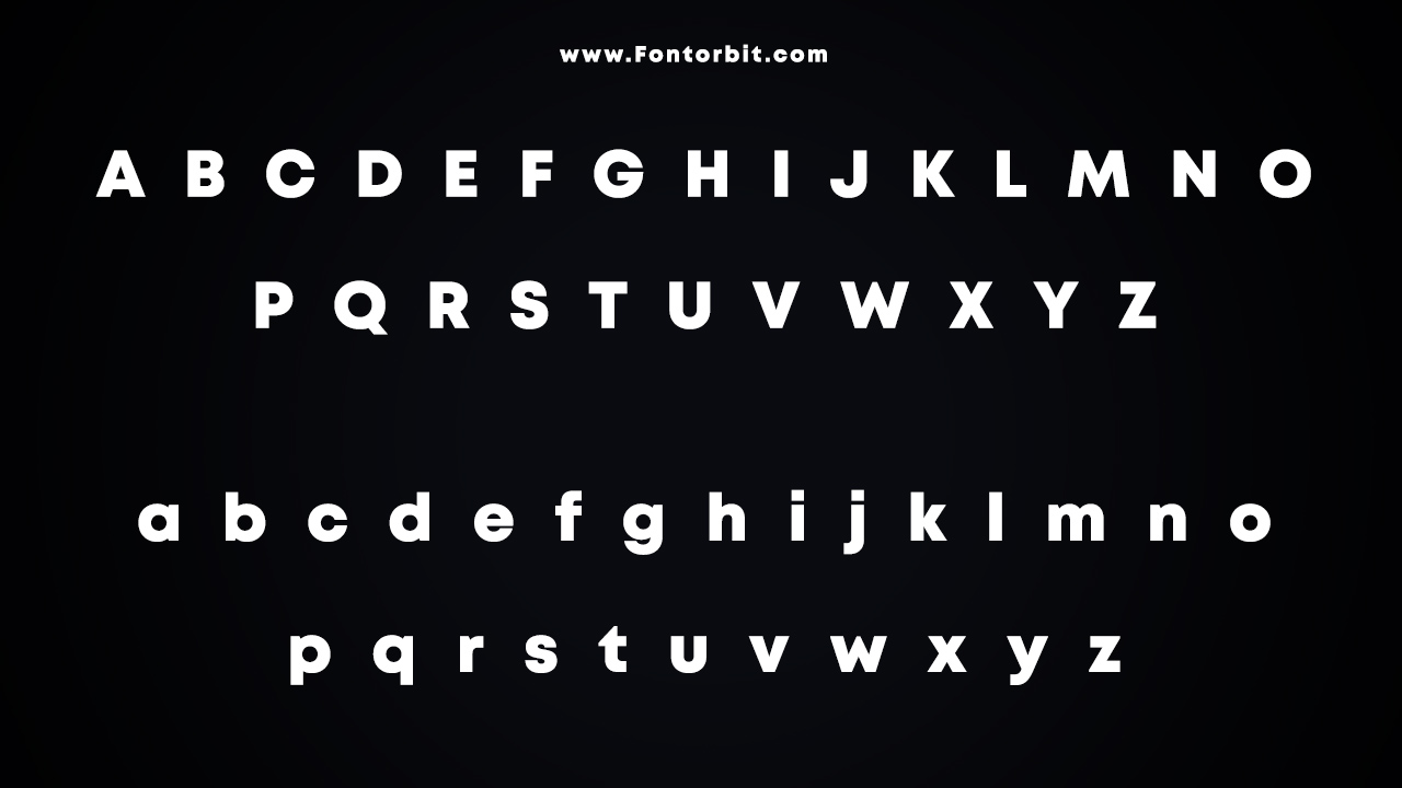 Mont Font Family Includes