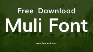 Muli Font Free Download