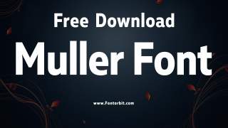 Muller Font Free Download