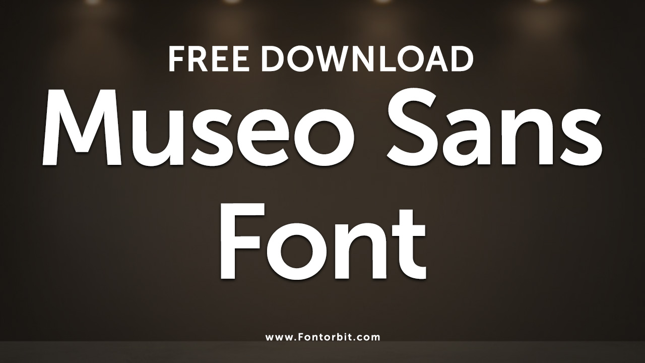 Museo Sans Font