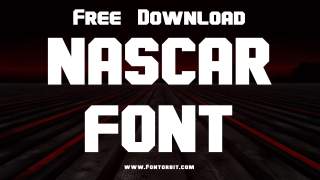 NASCAR Font Free Download