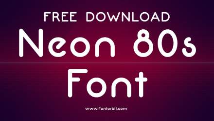 Neon 80s Font Free Download