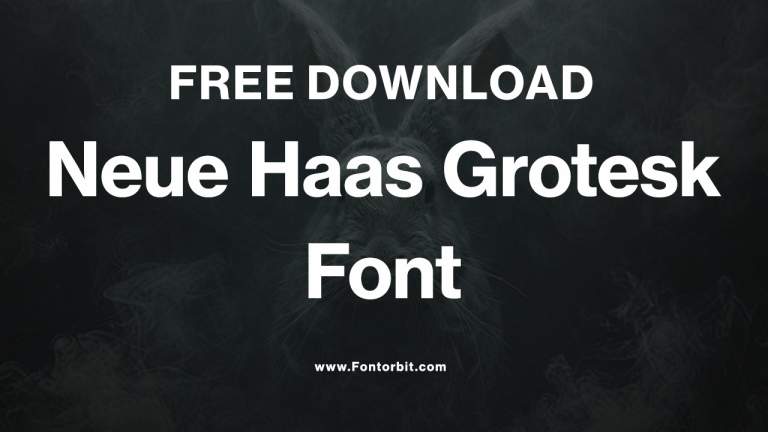 Neue Haas Grotesk Font Free Download and Alternatives