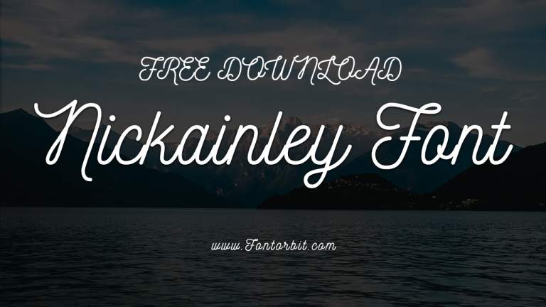 Nickainley Font Free Download