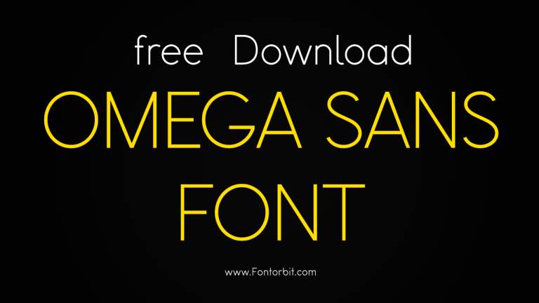 Omega Sans Font