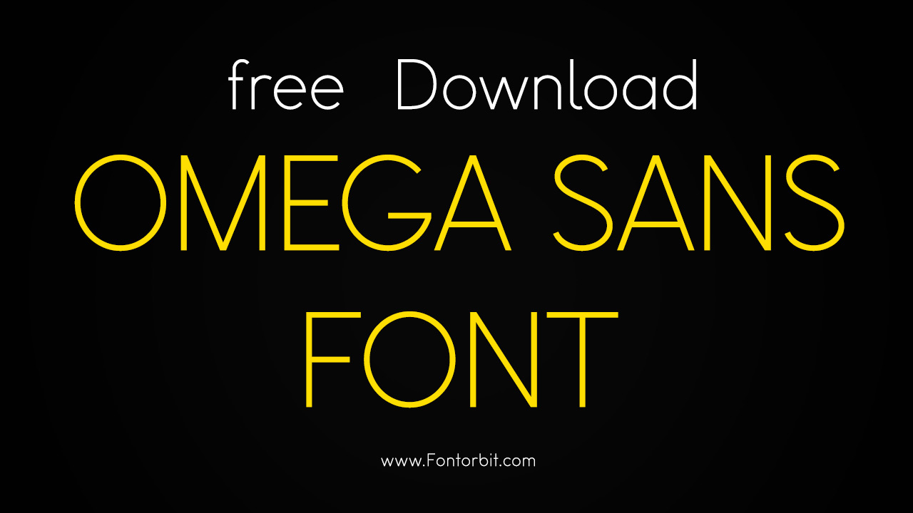 Omega Sans Font