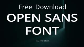 Open Sans Font Free Download