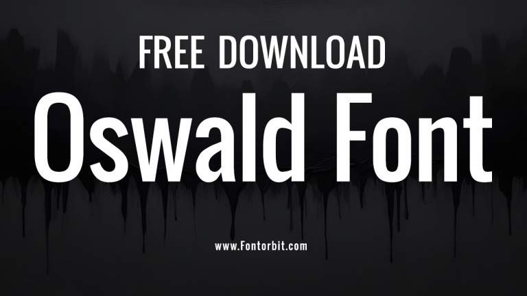 Oswald Font Free Download – Google and Adobe Fonts