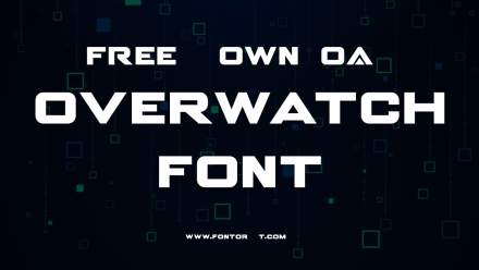 Overwatch Font Free Download