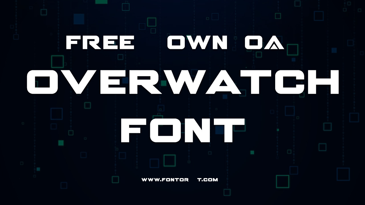 Overwatch Font