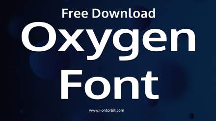 Oxygen Font Free Download