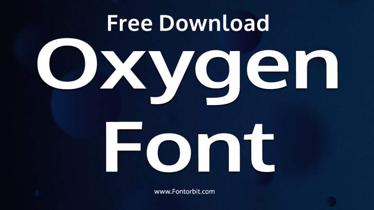 Oxygen Font