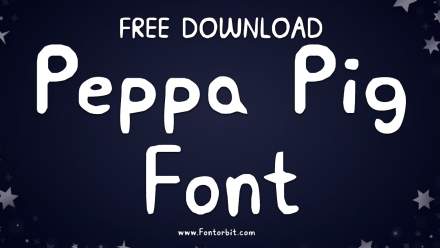 Peppa Pig Font Free Download