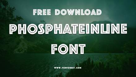 Phosphate Inline Font Free Download