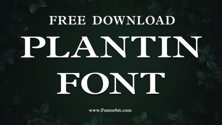 Plantin Font Free Download