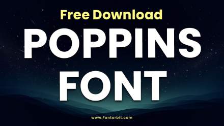 Poppins Font Free Download