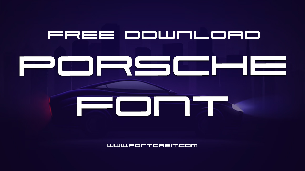 Porsche Font