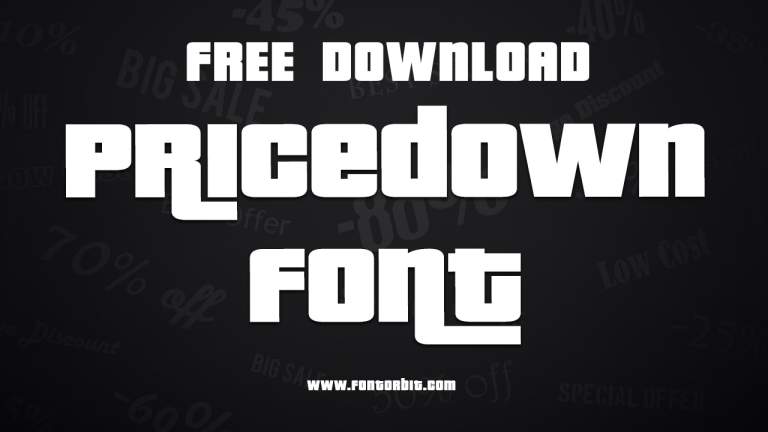 Pricedown Font Free Download