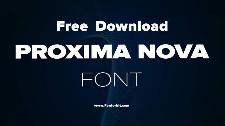 Proxima Nova Font