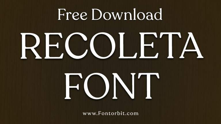 Recoleta Font Free Download