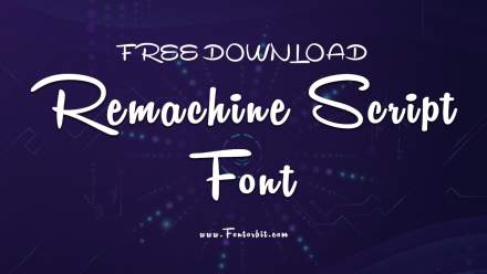 Remachine Script Font Free Download