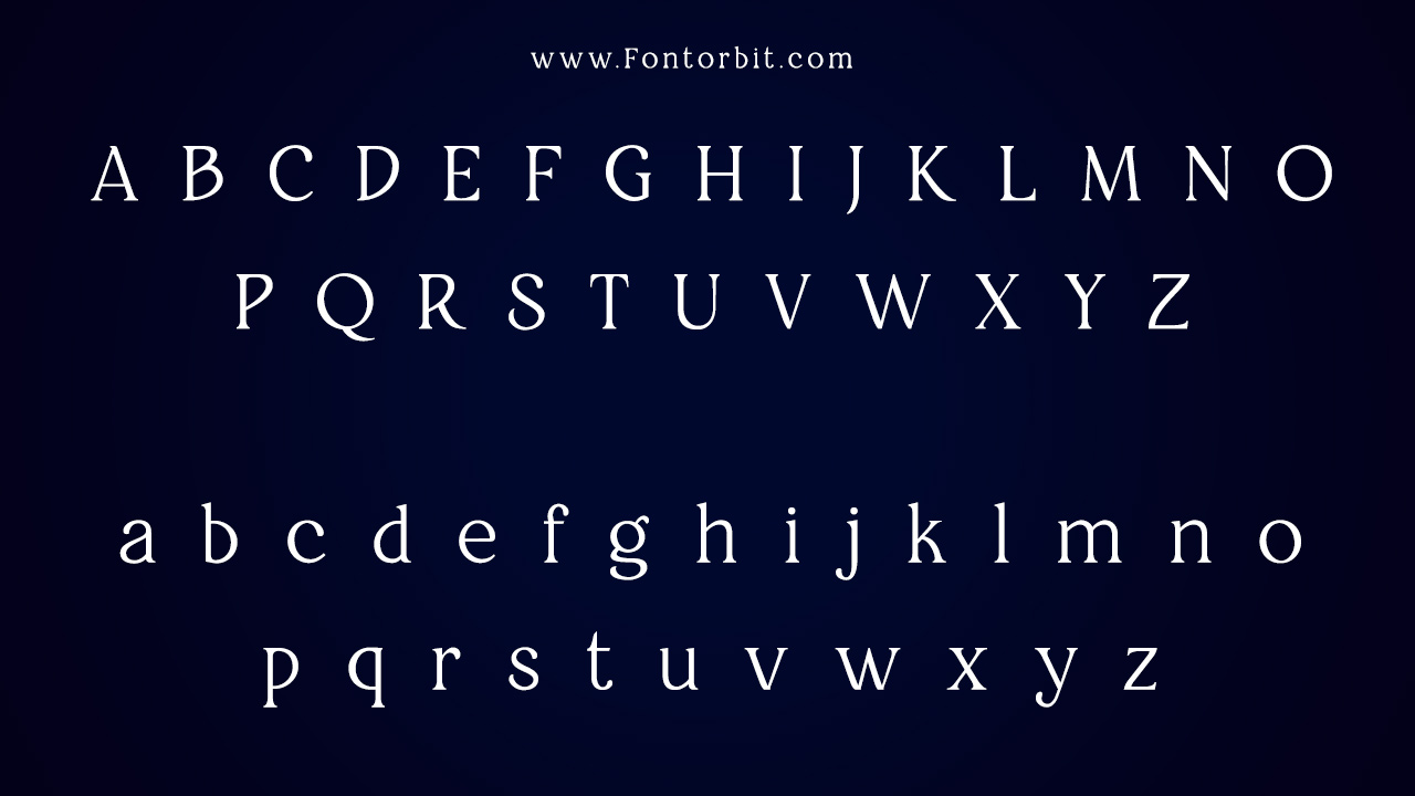 Restora Font Family Includes