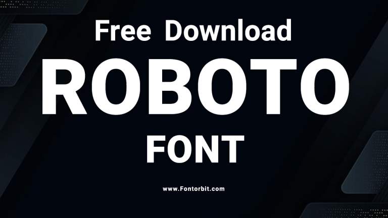 Roboto Font Free Download