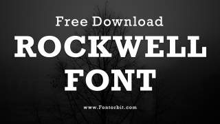 Rockwell Font Free Download