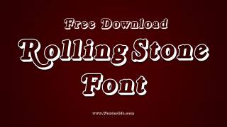 Rolling Stone Font Free Download