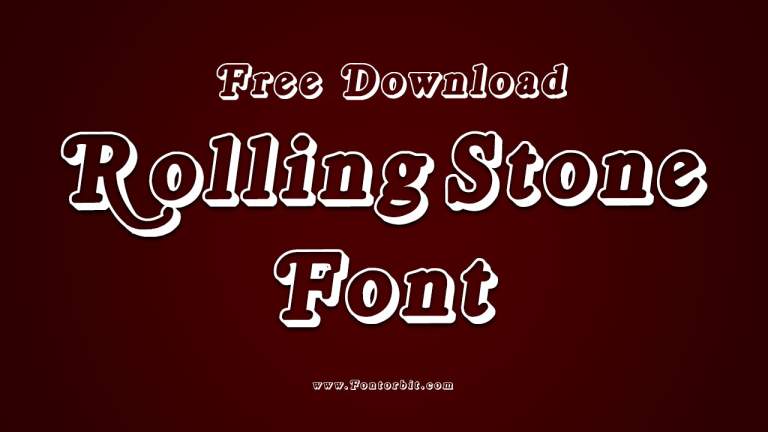 Rolling Stone Font