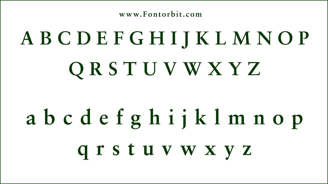 Sabon Font Family Includes