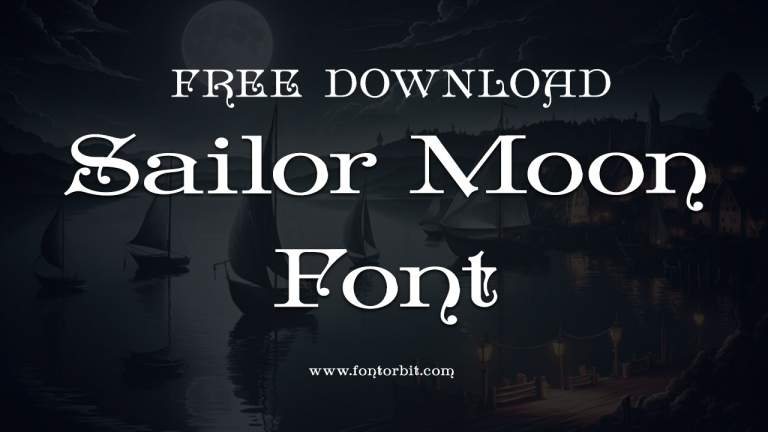 Sailor Moon Font Free Download