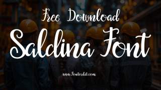 Saldina Font Free Download