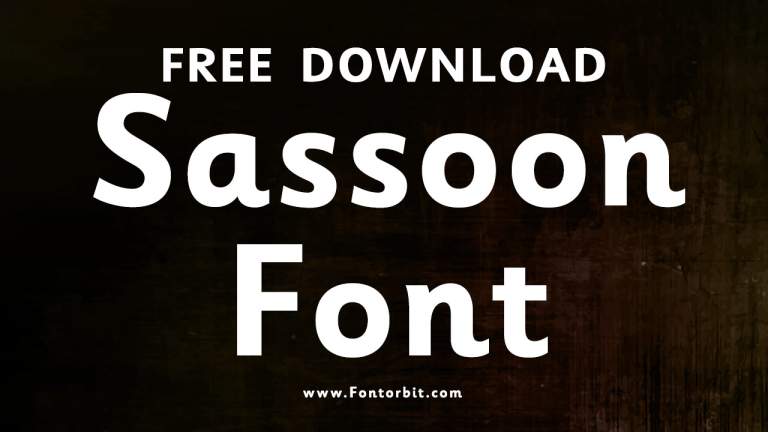 Sassoon Font