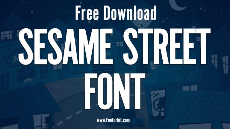 Sesame Street Font