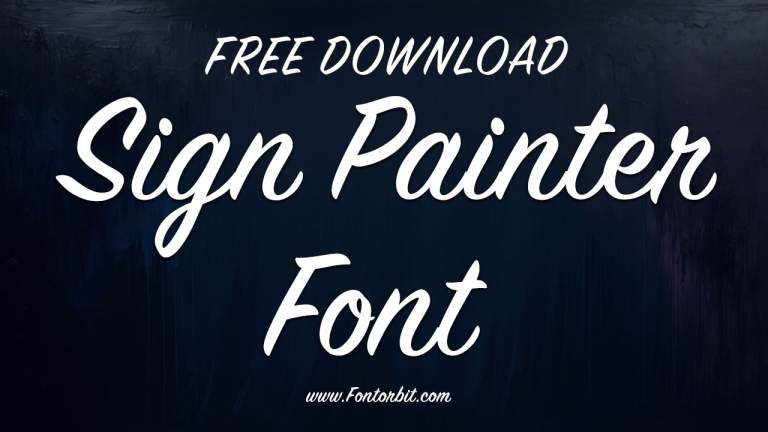 Sign Painter Font