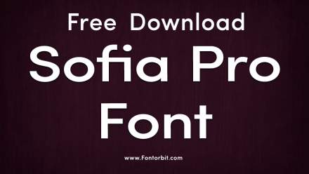 Sofia Pro Font Free Download