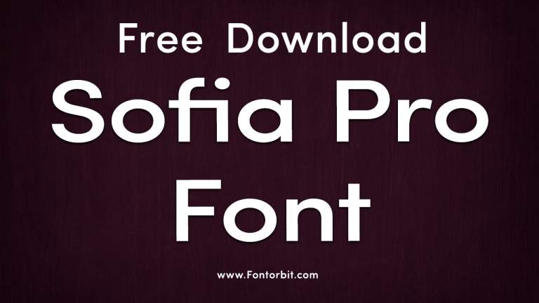 Sofia Pro Font