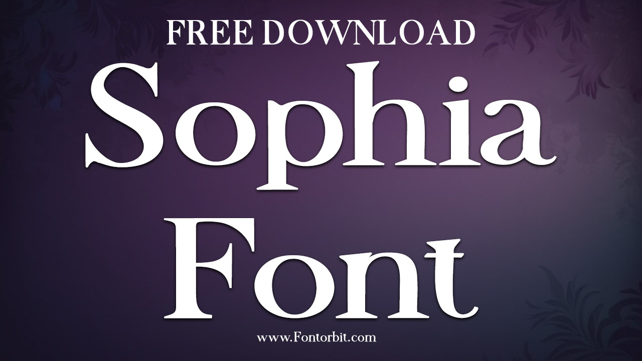 Sophia Font