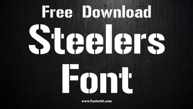 Steelers Font Free Download